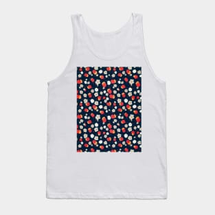 Rose red, White, gray, pink, flowers painting (1929) pattern by Charles Goy Tank Top